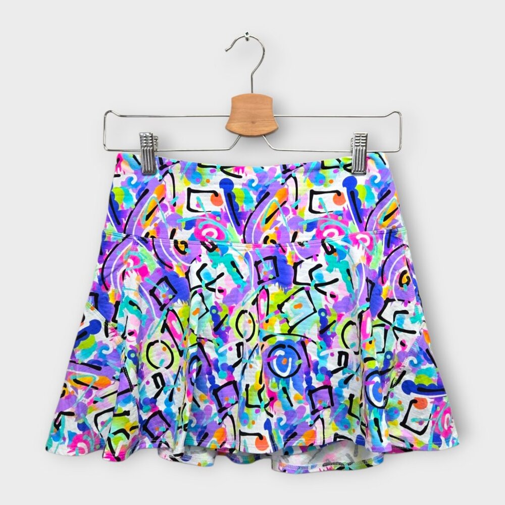 NWOT IBKUL Golf Women's Skort Print (Multicolor) - Small